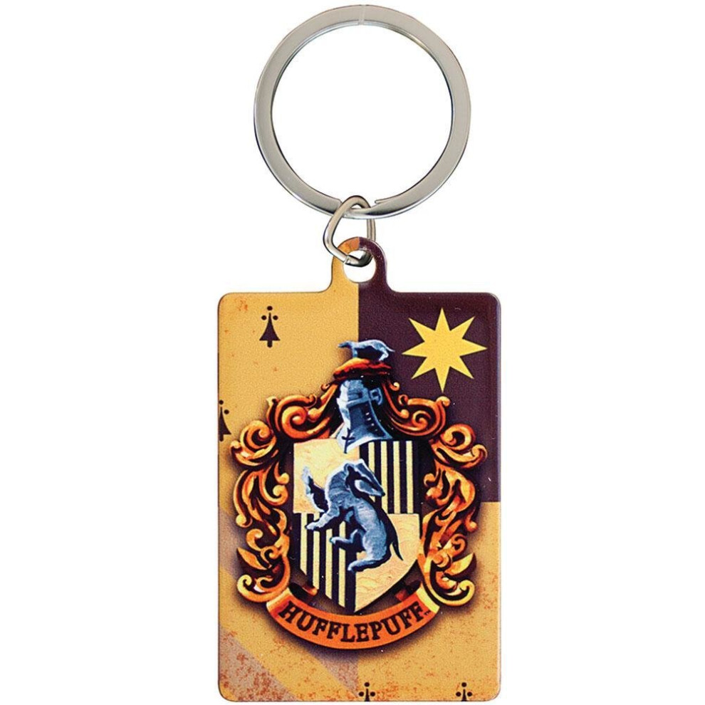 Harry Potter Hufflepuff Metal Keyring