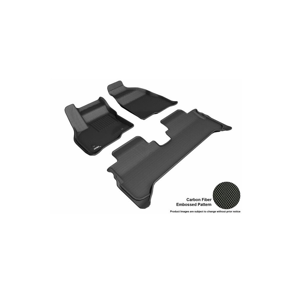 3D Maxpider L1ch08701509 Kagu R1 R2 Floor Mat For 2017-2019 Chevrolet Bolt Ev, Black 190204036193