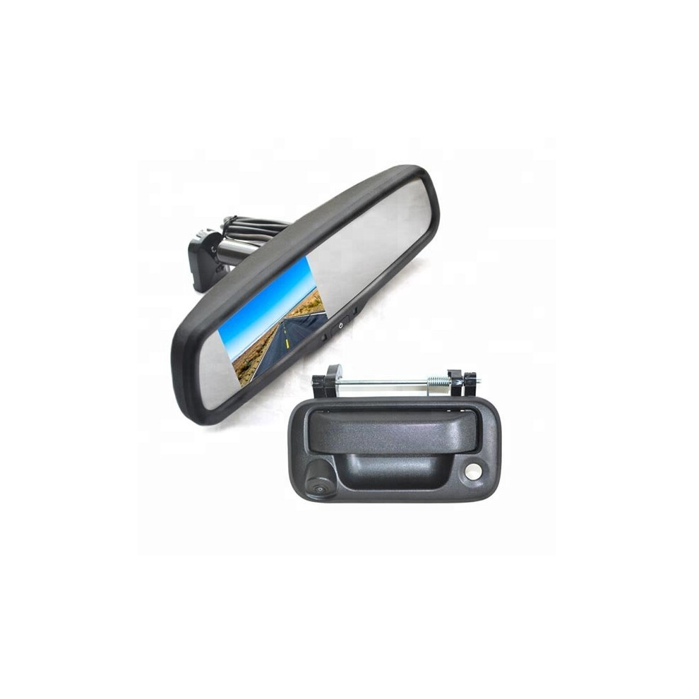 Vardsafe Tailgate Handle Reverse Backup Camera + Replacement Rear View Mirror Monitor For Ford F150 (2005-2014) 8414756268751