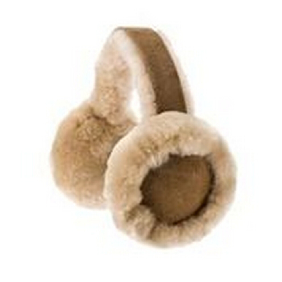 (One size, Chestnut) Eastern Counties Leather Womens/Ladies Luxury Sheepskin Earmuffs
