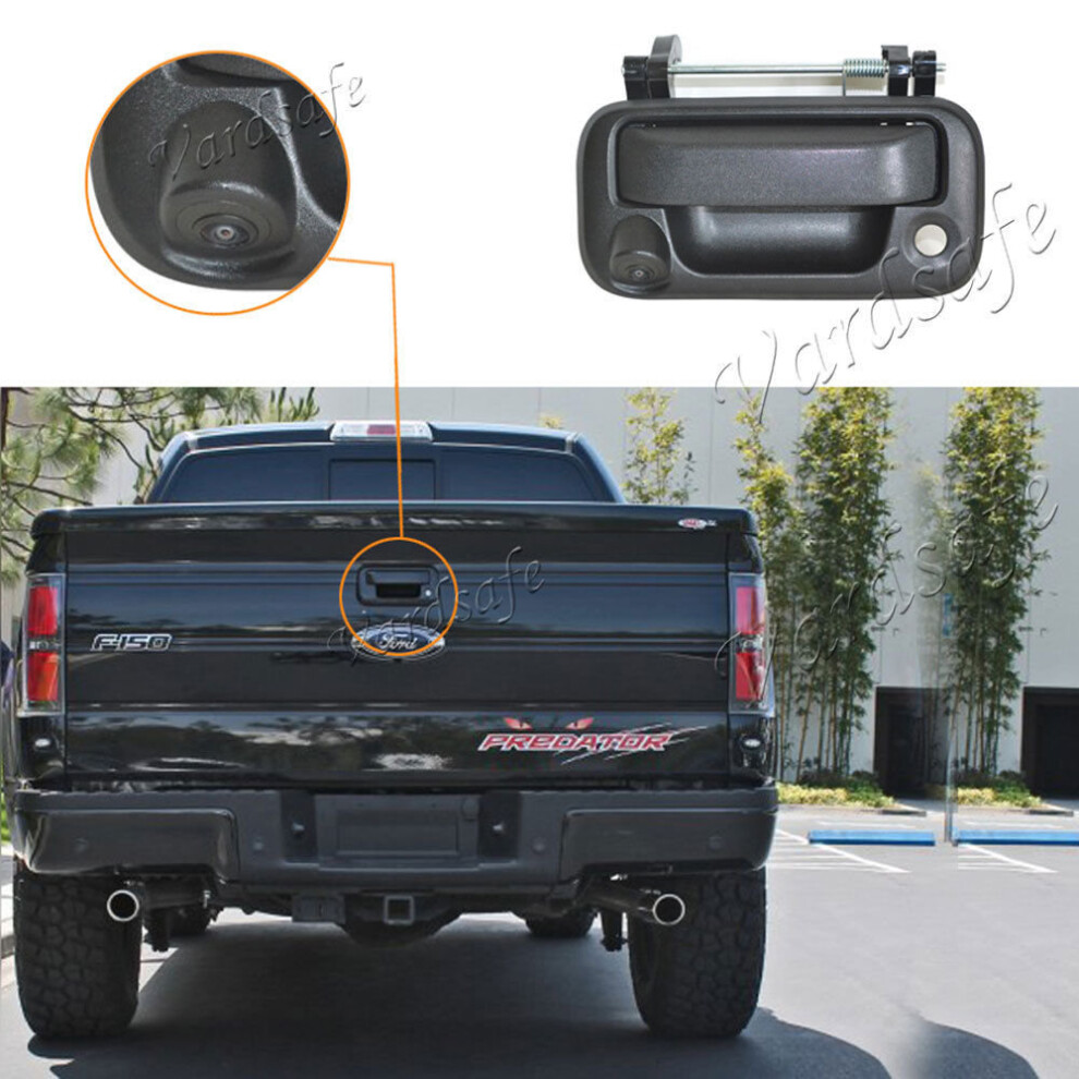 Vardsafe Replacement Tailgate Handle Rear View Parking Reverse Backup Camera For Ford F150 F250 F350 F450 F550 8414756268744