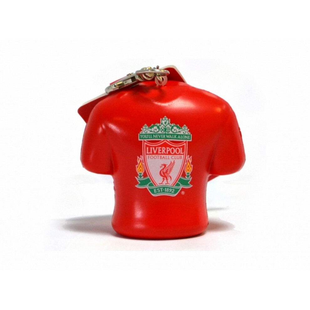 Liverpool Fc Football Stress Relief Keyring Red