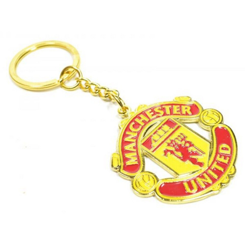 Manchester United FC Official Football Crest Keyring