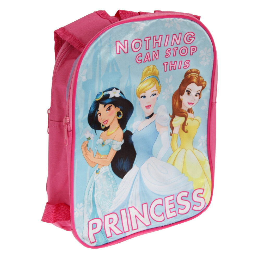 Disney Girls Nothing Can Stop This Princess Backpack With Reversible Straps