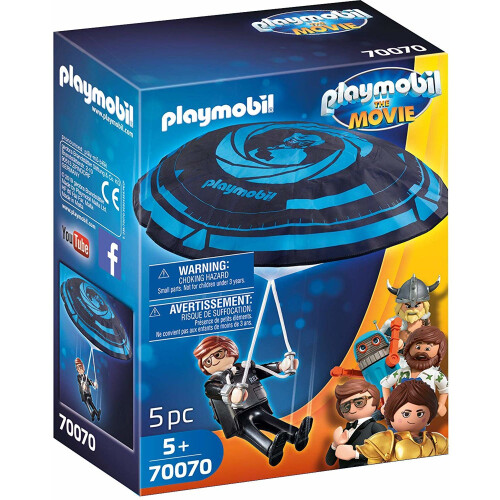 PLAYMOBIL Playmobil Η Ταινία Rex Dasher με Αλεξίπτωτο