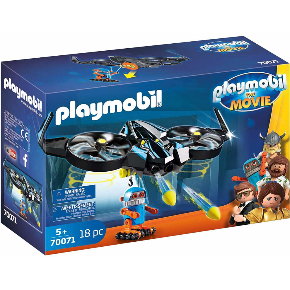 Playmobil 70071 The Movie Robotitron With Drone