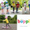 Boppi Sportlicher Dreiradroller für Kinder, Grün 2