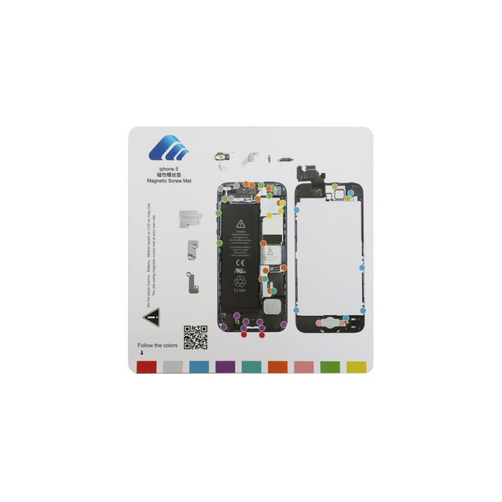 Magnetic Screw Mat For Ip 5 Phone Repair Disassembly Guide 7437135729767