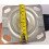 Roda de borracha resistente do rodízio do giro de 6 polegadas 150mm para o rodízio da zorra do trole 5