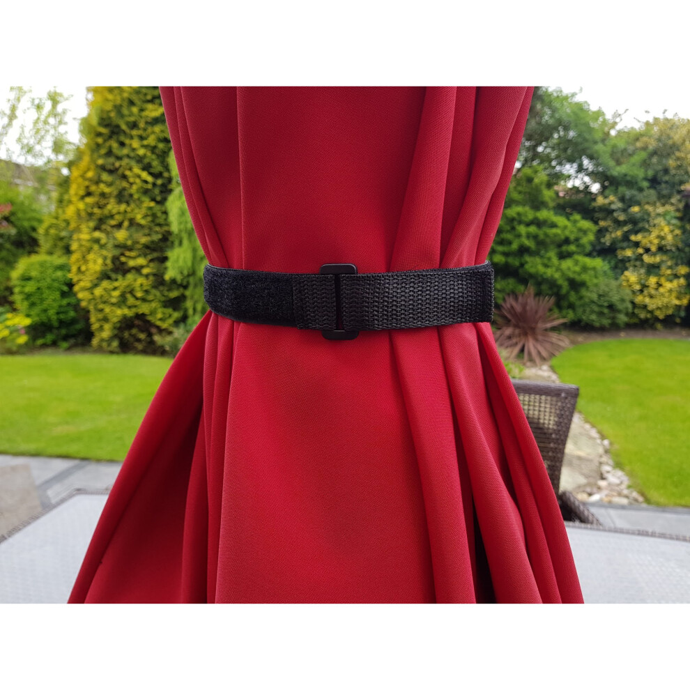 Confezione Da 2 Cinghie Di Fissaggio Per Ombrellone-image