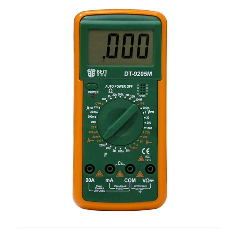 Digital Multimeter BEST 9205M Handheld With Lcd Screen