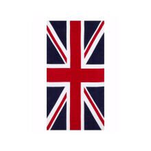 100% Cotton Union Jack British Flag Printed Beach Towel