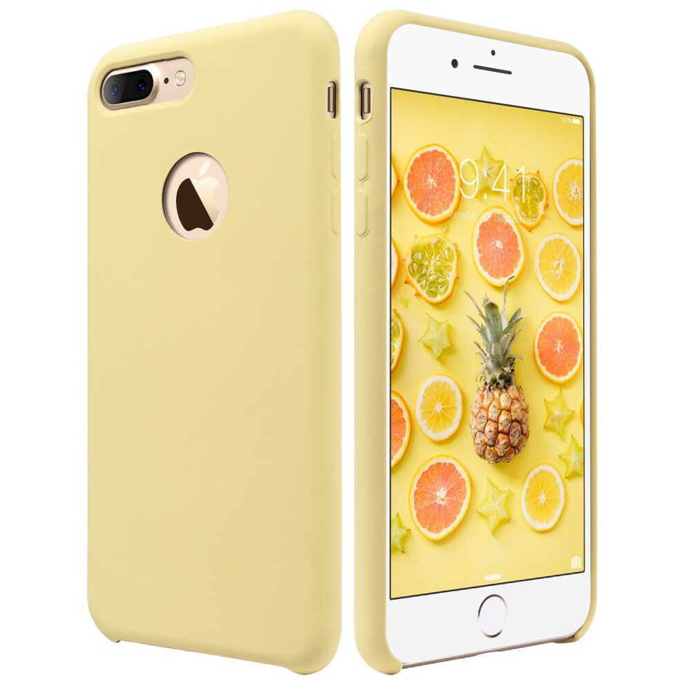 Smooth Liquid Silicone Case For Apple Iphone 7 Plus - Pollen 734463702590