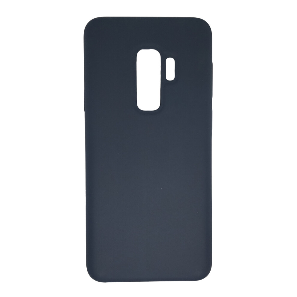 Smooth Liquid Silicone Case For Samsung Galaxy S9 Plus In Navy Blue 7437135527530