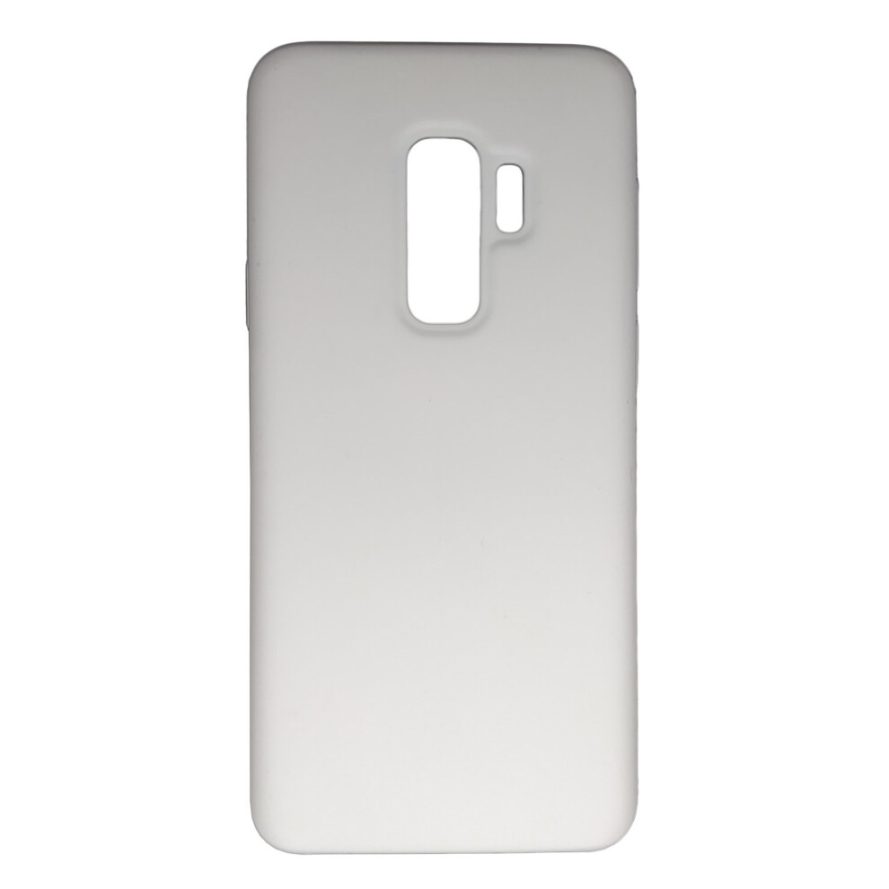 Smooth Liquid Silicone Case For Samsung Galaxy S9 Plus In White 7437135527547