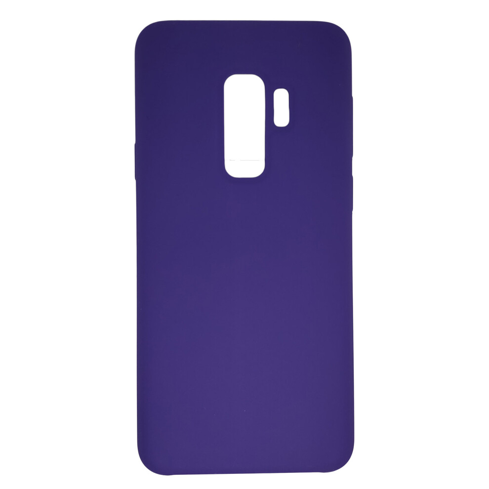Smooth Liquid Silicone Case For Samsung Galaxy S9 Plus In Purple 7437135527516