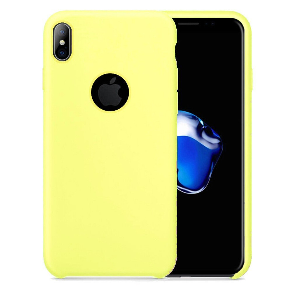 Smooth Liquid Silicone Case For Apple Iphone X - Pollen 734463701777
