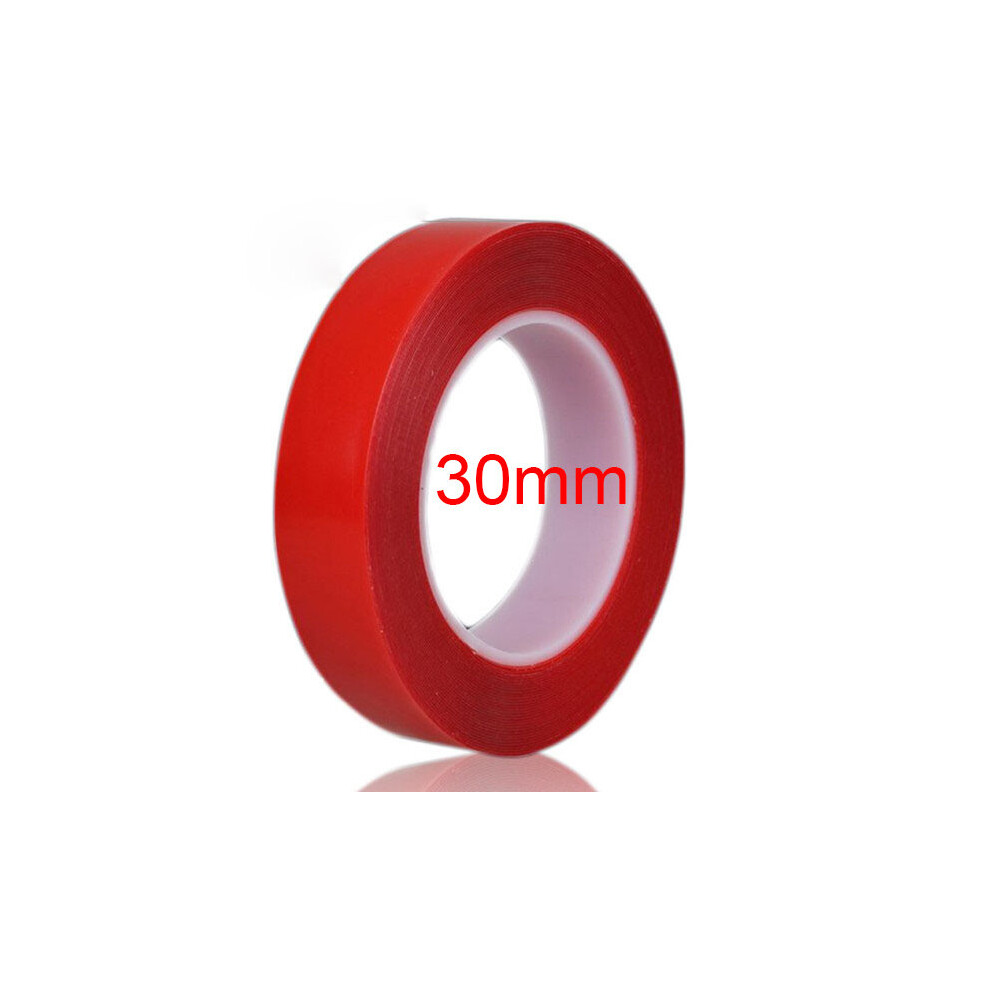 Double Sided Tape 30Mm Wide High Strength Sticky Clear Red For Ipad Phone Repair 7437135226297