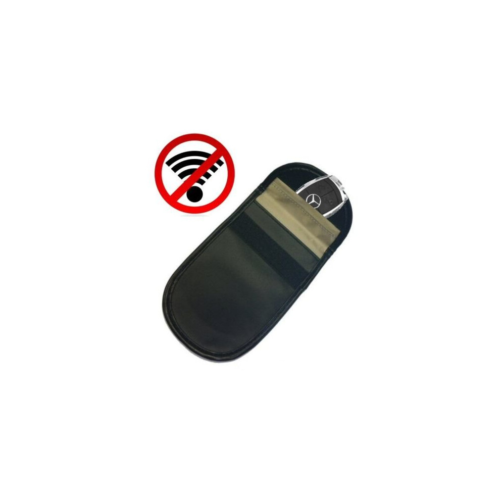 Car Keyless Entry Fob Signal Blocker - Genuine Faraday Bag Block Theft