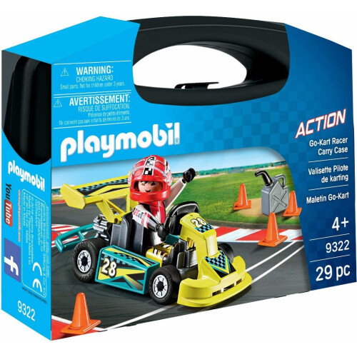 PLAYMOBIL Σετ Κατασκευής Playmobil Go-Kart Racer με Θήκη Μεταφοράς