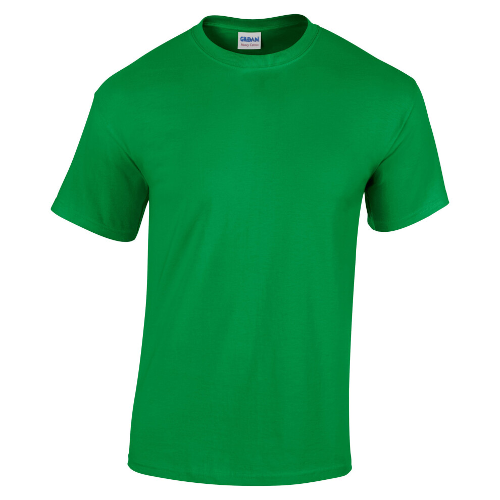 (XL, Irish Green) Gildan Youth Unisex Heavy Cotton T-Shirt