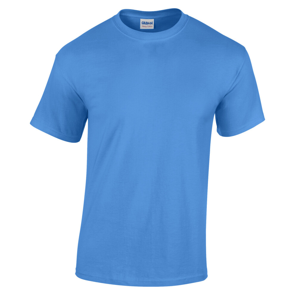 (XL, Carolina Blue) Gildan Youth Unisex Heavy Cotton T-Shirt