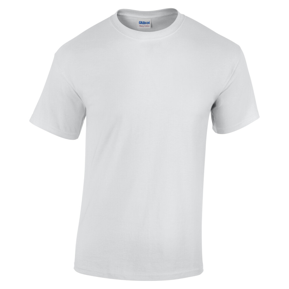 (M, Ash Grey) Gildan Youth Unisex Heavy Cotton T-Shirt
