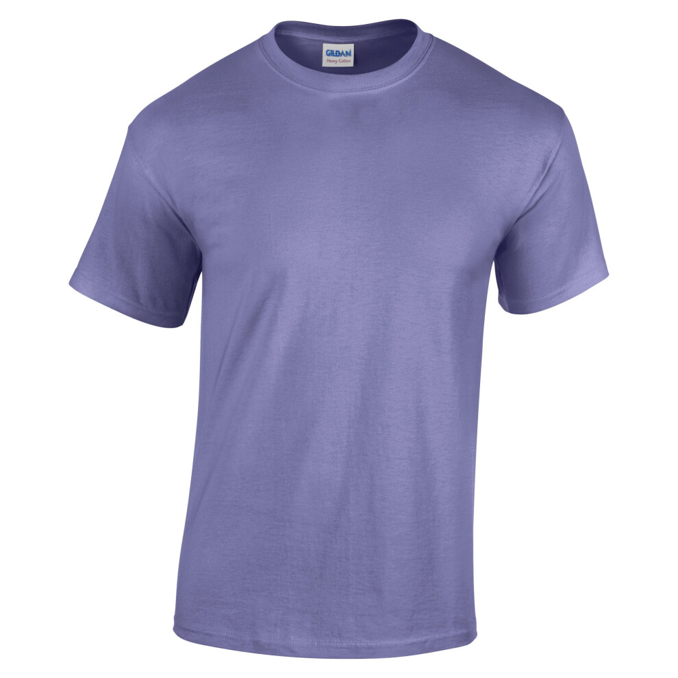 (XL, Violet) Gildan Youth Unisex Heavy Cotton T-Shirt