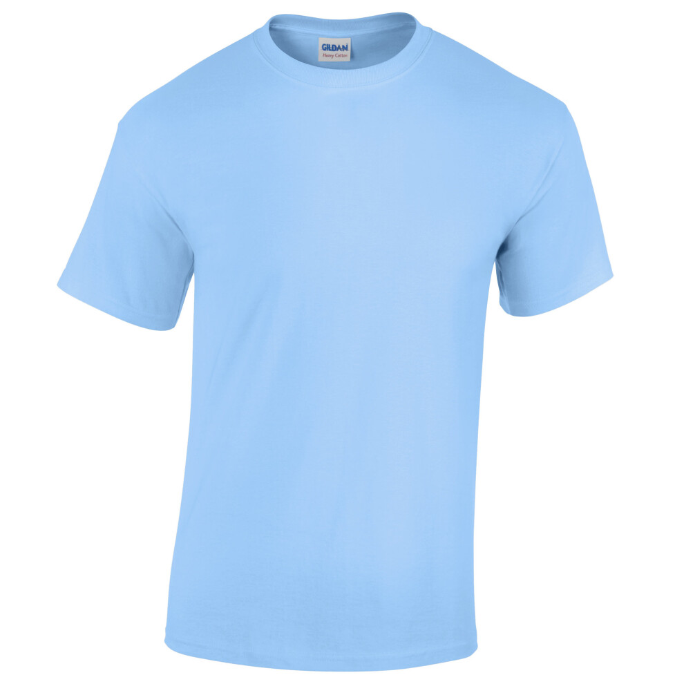 (XL, Light Blue) Gildan Youth Unisex Heavy Cotton T-Shirt