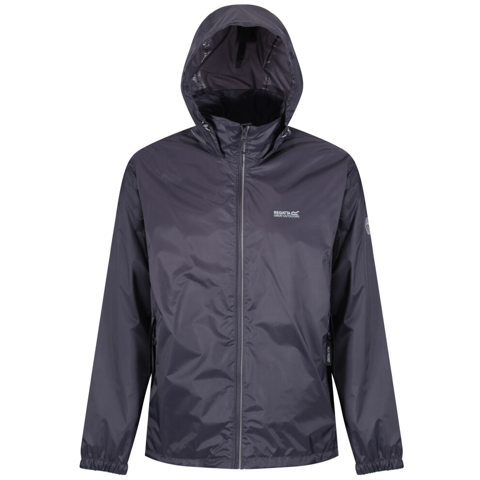 (S, Iron) Regatta Mens Lyle IV Waterproof Hooded Jacket