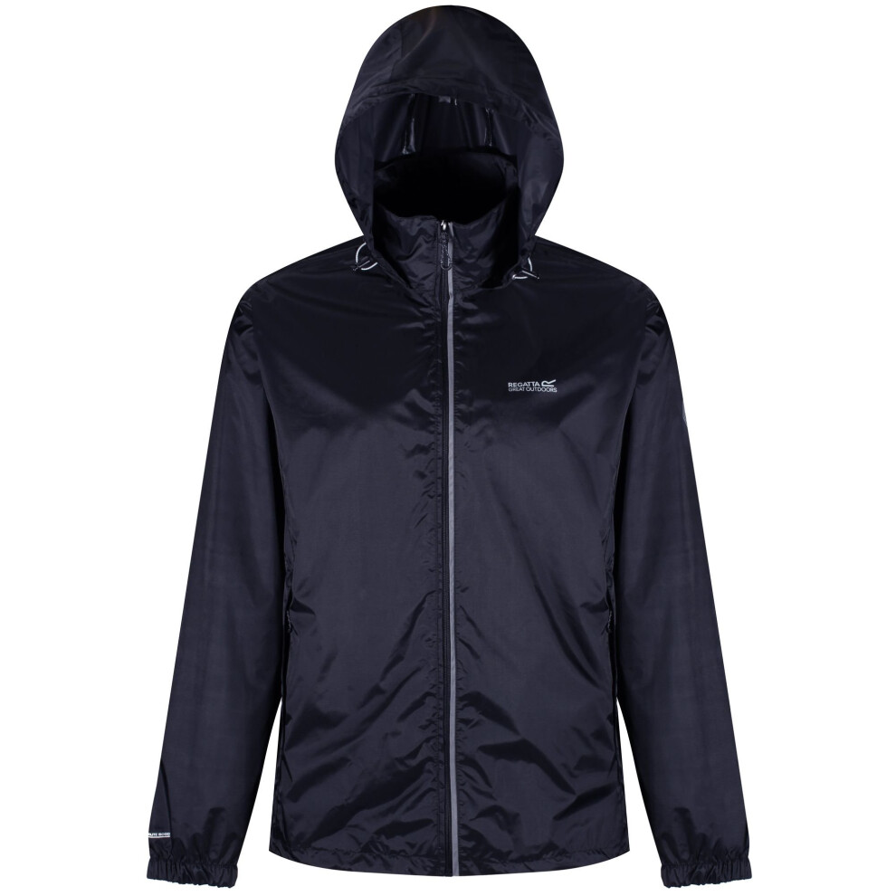 (4XL, Navy) Regatta Mens Lyle IV Waterproof Hooded Jacket