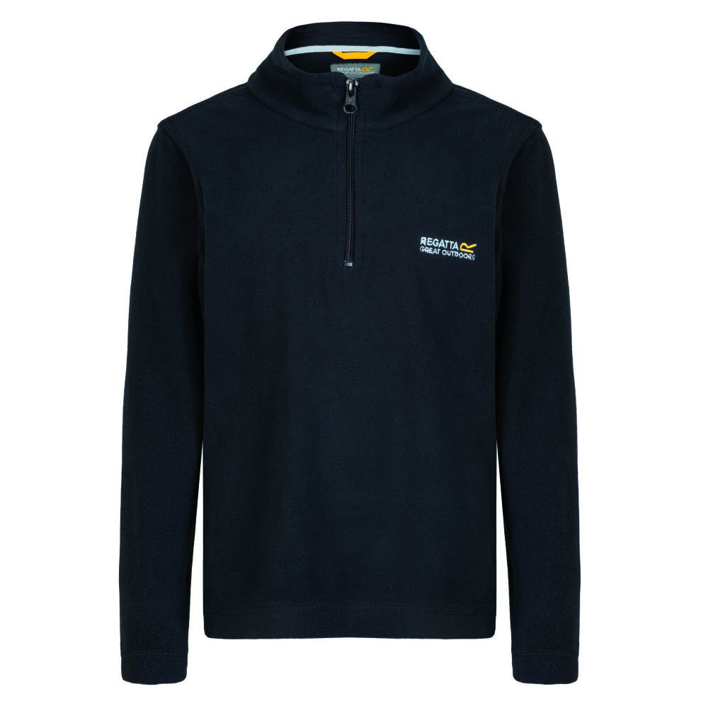 (13 Years, Navy/Navy) Regatta Great Outdoors Childrens/Kids Hot Shot II Half Zip Fleece Top