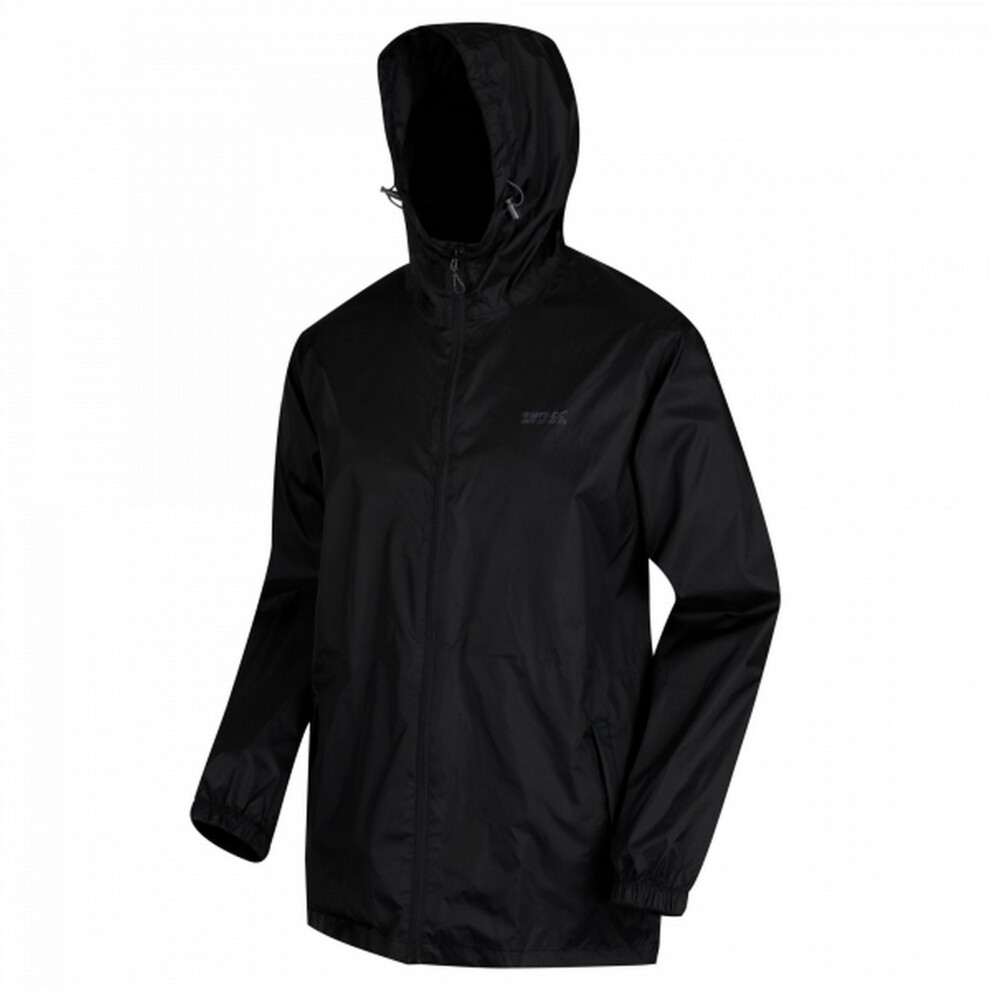 (S, Black) Regatta Mens Pack It III Waterproof Jacket