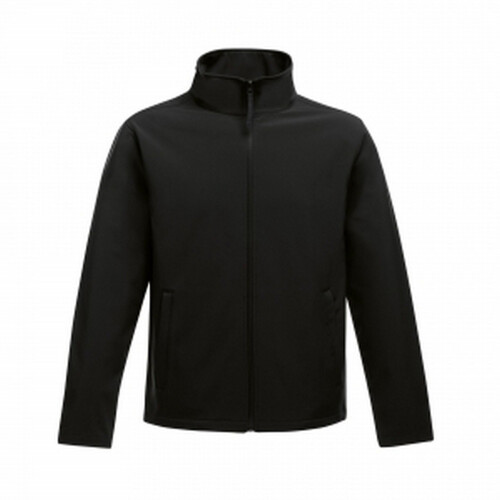 Regatta (XL, Black/Black) Regatta Mens Ablaze Printable Softshell Jacket