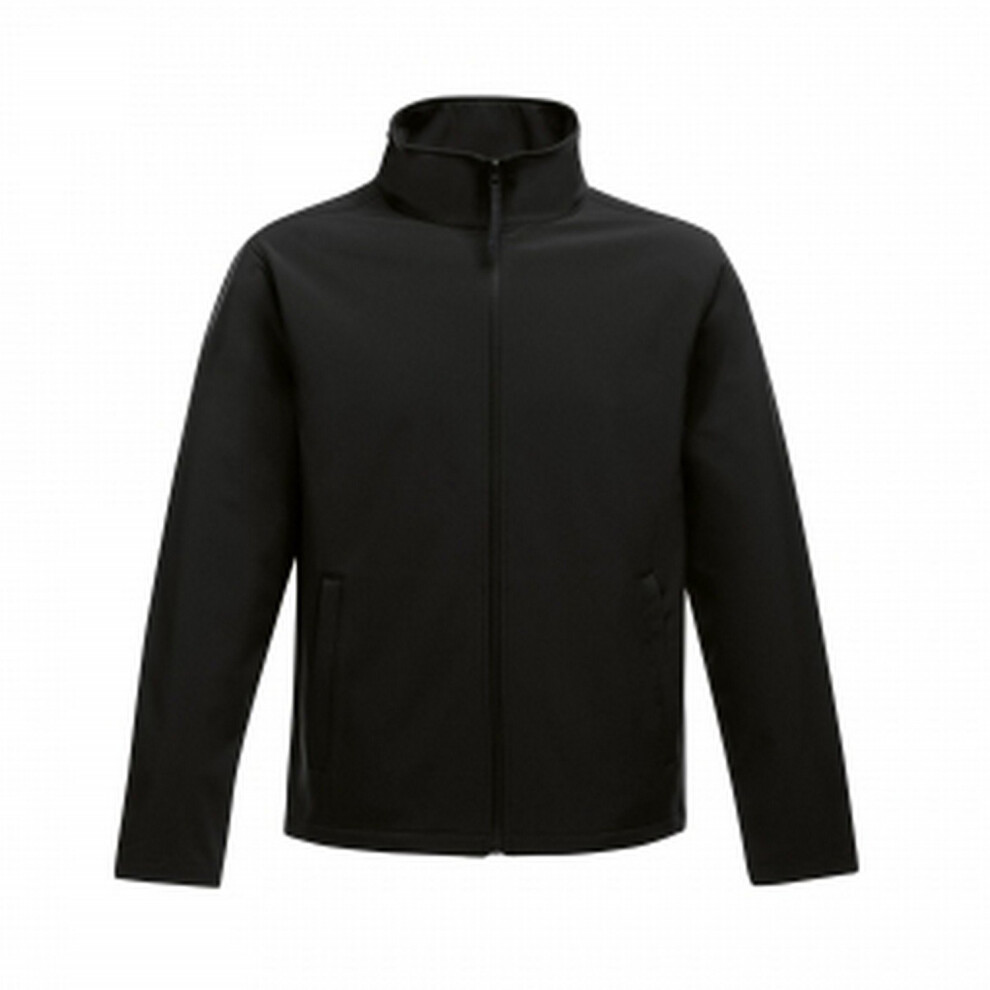 (XL, Black/Black) Regatta Mens Ablaze Printable Softshell Jacket