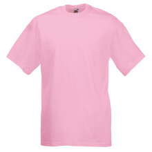 (2XL, Light Pink) Fruit Of The Loom Mens Valueweight Short Sleeve T-Shirt