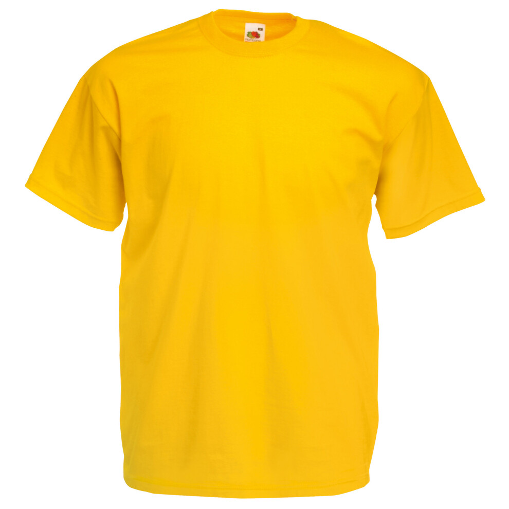 Fruit Of The Loom (2Xl, Sunflower) Mens Valueweight Short Sleeve T-Shirt Multicoloured