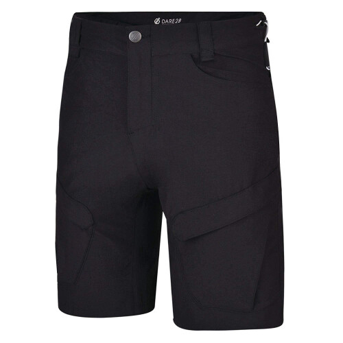 (32in, Black) Dare 2B Mens Tuned In II Multi Pocket Walking Shorts