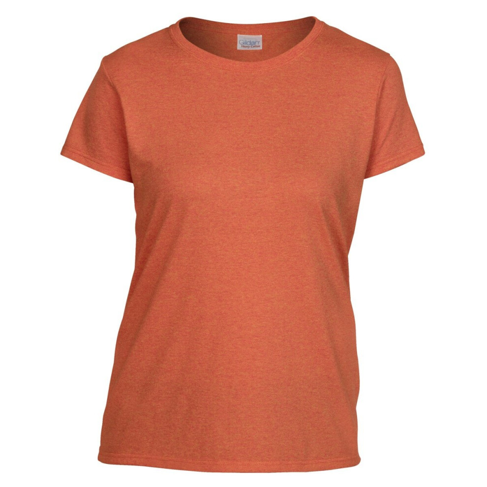 Gildan (2Xl, Sunset) Ladies/Womens Heavy Cotton Missy Fit Short Sleeve T-Shirt Multicoloured