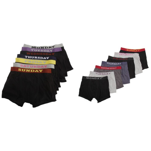 Mens Days Of The Week Boxer Shorts / Underwear (Pack Of 7)
