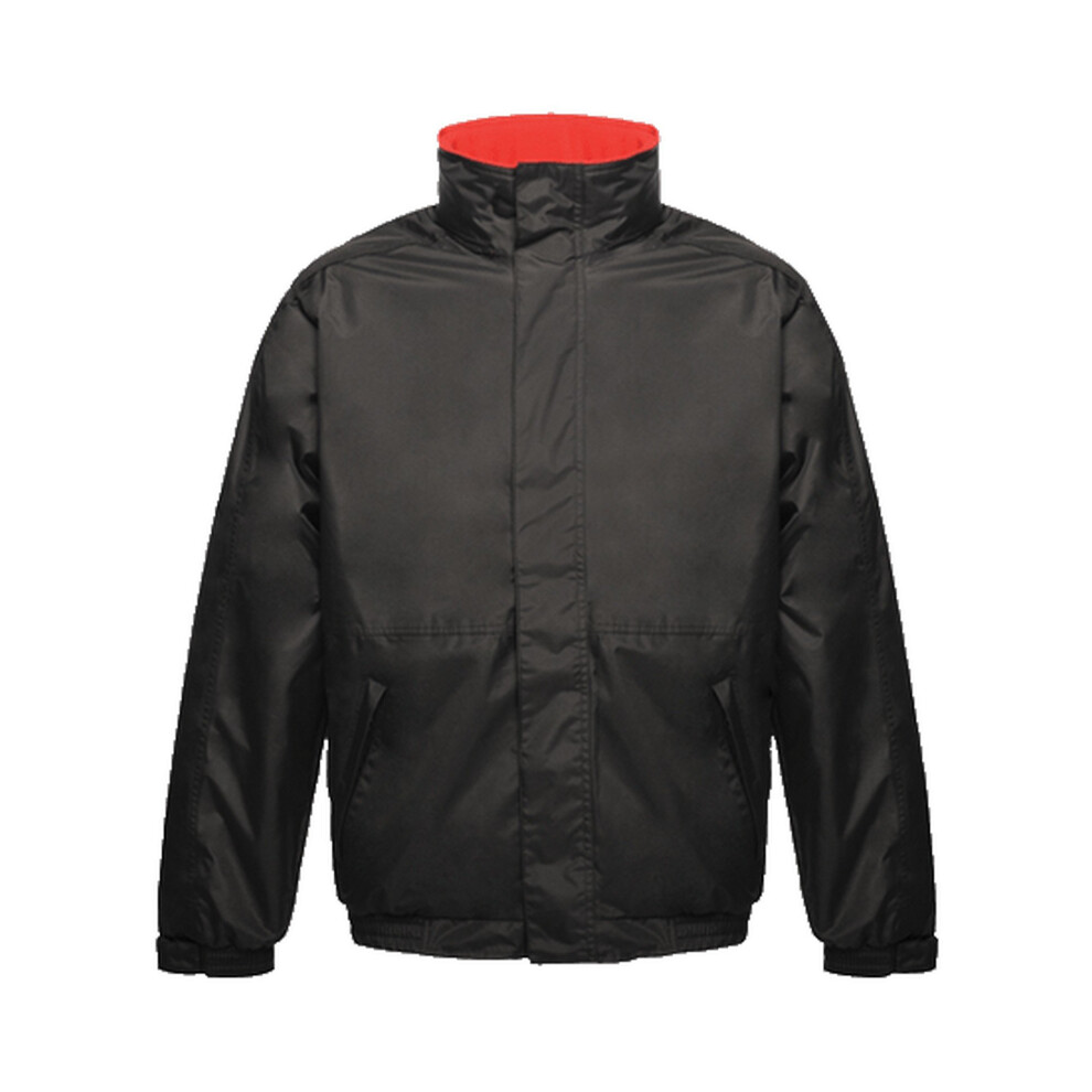 Regatta (L, Black/Classic Red) Dover Waterproof Windproof Jacket (Thermo-Guard Insulation)