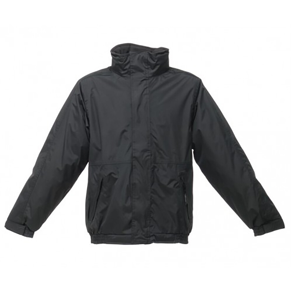 Men's Regatta Professional Mens Dover Fleece Lined Bomber Jacket - Seal Grey Black - Size: Regular/36