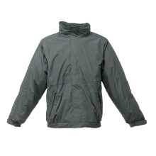 (XS, Dark Green/Dark Green) Regatta Dover Waterproof Windproof Jacket (Thermo-Guard Insulation)