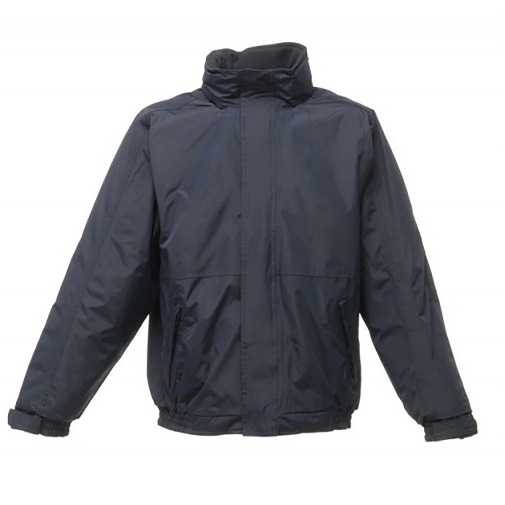 (S, Navy/Navy) Regatta Dover Waterproof Windproof Jacket (Thermo-Guard Insulation)
