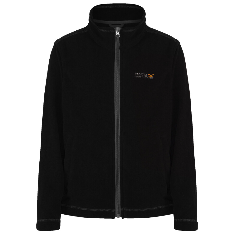 Regatta (13 Years, /Black) Great Outdoors Childrens/Kids King Ii Lightweight Full Zip Fleece Jacket Black