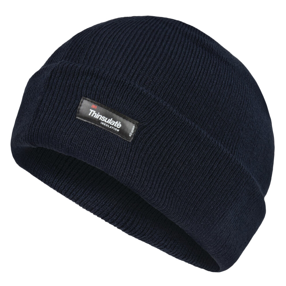 (One Size, Navy) Regatta Mens Thinsulate Thermal Winter Hat