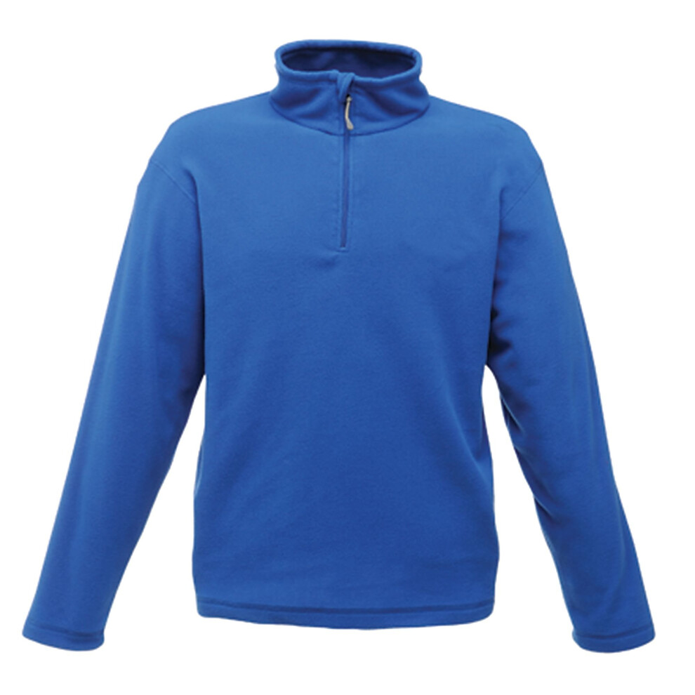 (S, Royal Blue) Regatta Mens Micro Zip Neck Fleece Top