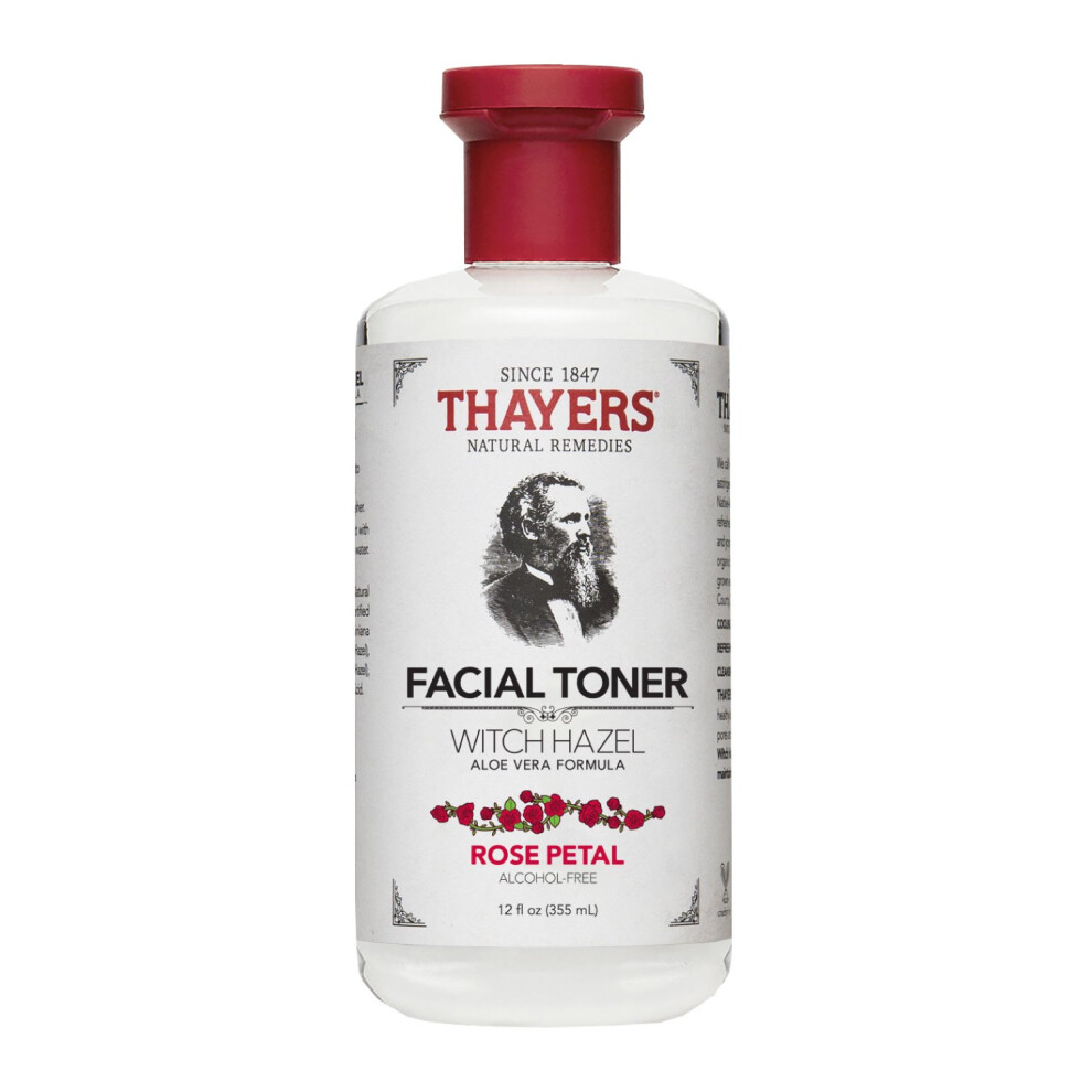 Thayers Alcohol-Free Rose Petal Witch Hazel Facial Toner With Aloe Vera - 355ml