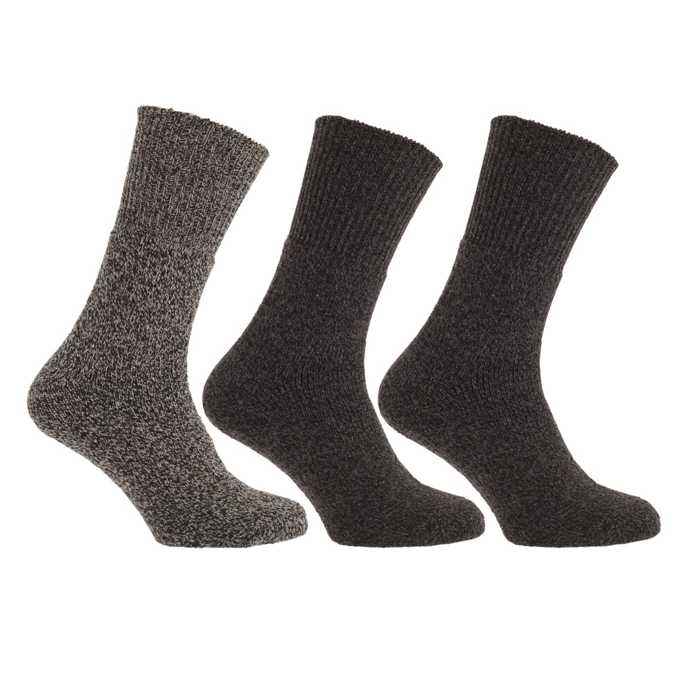 Thermal Non Elastic Wool Blend Socks (2.1 Tog) (Pack Of 3)