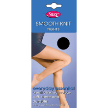 (XX-Large (54”-60”), Black) Silky Womens/Ladies Smooth Knit Tights Extra Size (1 Pairs)